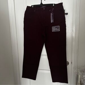 Gloria Vanderbilt Burgundy Amanda jeans